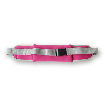 LLS Running Waist Pack, Waterproof Fanny Pack With Waterbottle Holder Rose Red Color:Rose Red - intl
