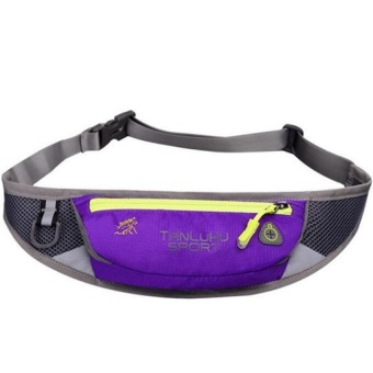 LLS Women Men Casual Belt Bags Outdoor Running Bags Unisex Sportfitness Running Waistband For Accessory Small Bag(Purple) - intl