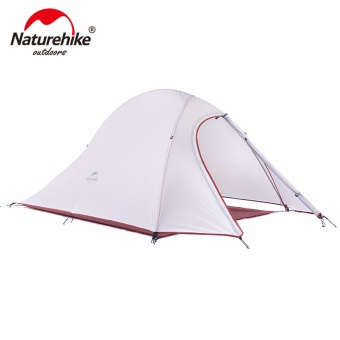 Naturehike 1-2 คนเดินป่าเต็นท์แคมป์ปิ้งเต็นท์สองชั้นของซิลิก้าเจลห่วงใยเท้ากลางแจ้งเต็นท์กันน้ำ 3000 + -นานาชาติ