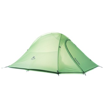 Naturehike CloudUp ชุดห่วงใยเท้าเดินป่าเต็นท์ 20D/210T ผ้าสำหรับ 2 คนมีเสื่อ NH15T002 T - นานาชาติ