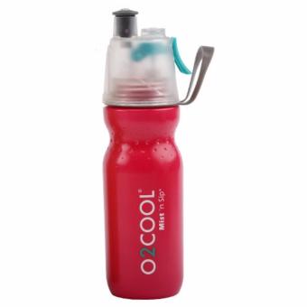 2561 O2COOL ขวดน้ำ รุ่น Arctic Squeeze Single Wall Mist N Sip HMCSP06 ขนาด 20 ออนซ์ (สีแดง)