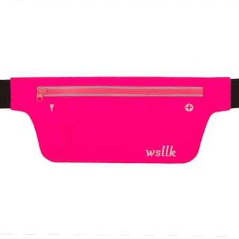 Outdoor Sport Waist Belt Bag Running Pocket (Pink)