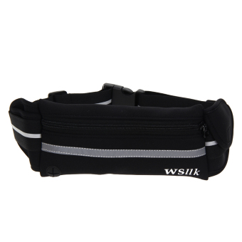 ขาย Outdoor Sports Pocket Running Pack Portable Multiple Function Waist Bag Black - Intl