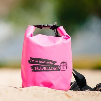 2561 PenguinProof OP-05L กระเป๋ากันน้ำ 5 ลิตร สีชมพู