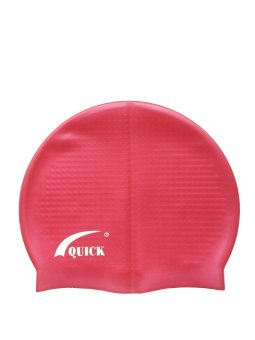 2561 RUJI Swimwear หมวกว่ายน้ำ หมวกกันน้ำ หมวกเล่นน้ำ Silicone รุ่น SCS0028 - สีชมพู