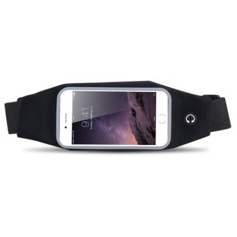 Sport Pouch Belt กระเป๋ากีฬาแบบคาดเอวใส่โทรศัพท์มือถือกันน้ำได้ หน้าจอ 5.5 นิ้ว (สีดำ) Sport Pouch Belt กระเป๋ากีฬาแบบคาดเอวใส่โทรศัพท์มือถือกันน้ำได้ หน้าจอ 5.5 นิ้ว (สีดำ)