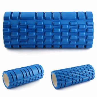 ประเทศไทย Sport World โฟมโยคะ ลูกกลิ้งโยคะ Yoga Foam Roller Massage and Foam Roller (สีน้ำเงิน)