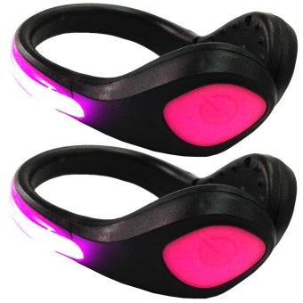 2561 SPORTLAND ไฟเตือน ฉุกเฉิน ติด รองเท้า วิ่ง จักรยาน 2 ชิ้น Running Bicycle SPL LED Night Warning Lamp Shoe LL04 PK 2 PCS