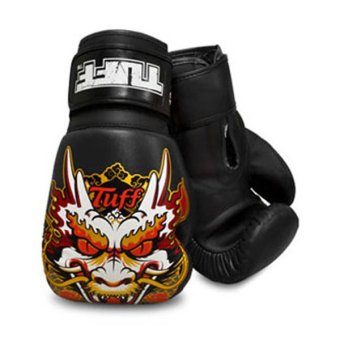 ราคา Tuff MuayThai Gloves Dragon Black