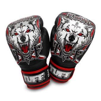 2561 Tuff MuayThai Gloves Wolf Black
