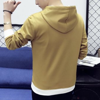 2017 New Arrival Top Quality Cotton Hooded Casual Brand Young Menhoodies Luxury Male Spring Autumn Winter Fashion Sweatshirts(Khaki) - Intl May 2018 - 2 2017 New arrival top quality cotton hooded casual brand young menhoodies luxury male spring autumn winter fashion sweatshirts(Khaki) - intl - 2