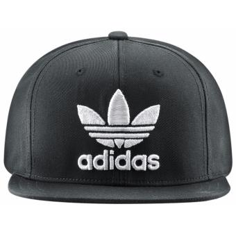 Adidas Originals Trefoil Logo Snapback Trucker Cap S95077 (Black) May 2018 - 2 Adidas Originals Trefoil Logo Snapback Trucker Cap S95077 (Black) - 2