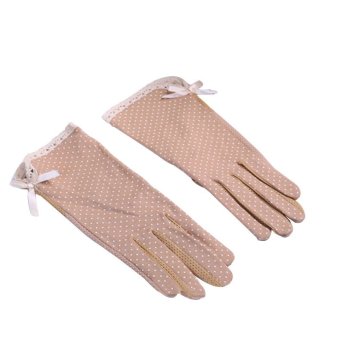 Amart Women UV Protection Cotton Gloves Driving Gloves Amart Women UV Protection Cotton Gloves Driving Gloves