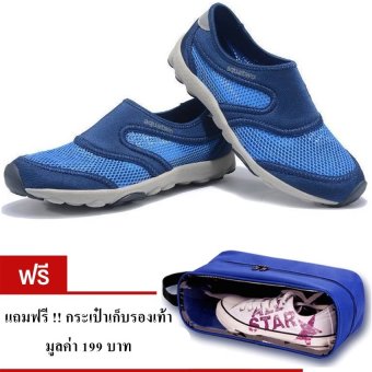 ราคา Aquatwo รองเท้าลุยน้ำ สำหรับผู้ชาย ใส่ดำน้ำ ใส่ลำลอง รุ่น S503 (สีน้ำเงิน) แถมฟรี กระเป๋าเก็บรองเท้า มูลค่า 199 บาท
