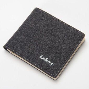 Baellerry Canvas Short Paragraph Mini Wallet Male Wallet -Brown -intl July 2018 - 3 Baellerry Canvas Short Paragraph Mini Wallet Male Wallet -Brown -intl - 3