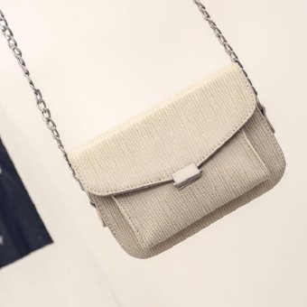 เปรียบเทียบราคา กระเป๋าสะพายข้าง/พาดลำตัว สายสะพายโซ่ (สีครีม) รุ่น0031 ต้องการขาย กระเป๋าสะพายข้าง/พาดลำตัว สายสะพายโซ่ (สีครีม) รุ่น0031