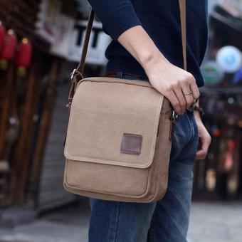 Bag Gammon กระเป๋าสะพายข้าง Handy ผ้าแคนวาส (สีกากี) Bag Gammon กระเป๋าสะพายข้าง Handy ผ้าแคนวาส (สีกากี)