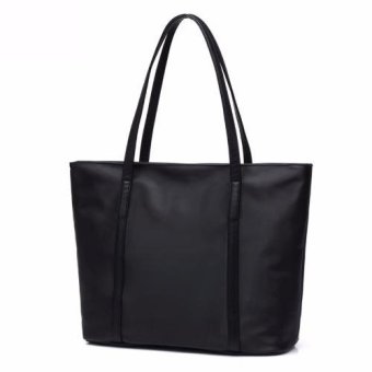 Baggalista กระเป๋าสะพายไหล่ ผ้าร่ม รุ่น Super Tote Bag สีดำ Baggalista กระเป๋าสะพายไหล่ ผ้าร่ม รุ่น Super Tote Bag สีดำ
