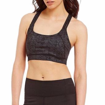 CALVIN KLEIN DELINEATION MID-IMPACT SPORTS BRA - Black