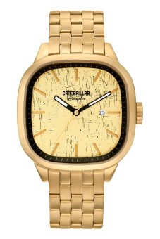 ซื้อ/ขาย Caterpillar Crawler Mens Stainless Steel Date Watch CR.191.13.939 - Gold