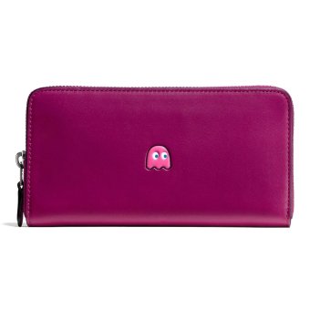 Coach กระเป๋า F55736 PAC MAN ACCORDION ZIP WALLET IN CALF LEATHER(QBFUS) Coach กระเป๋า F55736 PAC MAN ACCORDION ZIP WALLET IN CALF LEATHER(QBFUS)