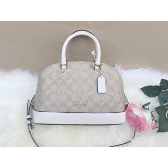 เสนอราคา COACH F58295 MINI SIERRA SATCHEL IN SIGNATURE Coach F58295กระเป๋าถือสะพายทรงโดมเล็ก สีขาวลายซี(Int: One size) อยากขาย COACH F58295 MINI SIERRA SATCHEL IN SIGNATURE Coach F58295กระเป๋าถือสะพายทรงโดมเล็ก สีขาวลายซี(Int: One size)