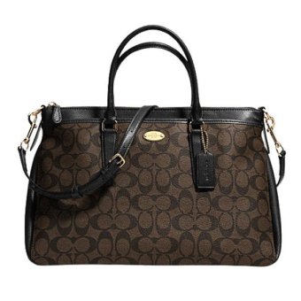 Coach Signature Satchel Handbag รุ่น 34617 - Brown Coach Signature Satchel Handbag รุ่น 34617 - Brown