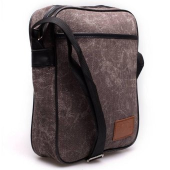 DMกระเป๋าสะพายข้างJean canvas KCAJ II (สีน้ำตาล) DMกระเป๋าสะพายข้างJean canvas KCAJ II (สีน้ำตาล)