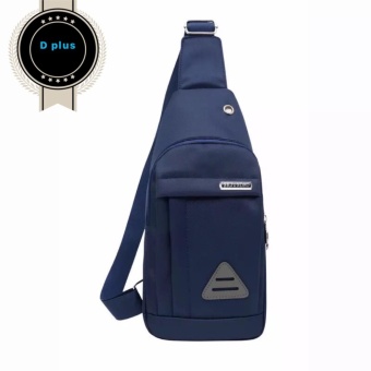 Dplus กระเป๋าสะพายคาดอก สะพายข้าง สีนำ้เงิน รุ่น041 Dplus กระเป๋าสะพายคาดอก สะพายข้าง สีนำ้เงิน รุ่น041