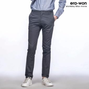 Era-won กางเกงสแลคขายาว ทรงกระบอกเล็ก Workday Maxmove สีเทาเข้ม (Dark Grey) April 2018 - 5 era-won กางเกงสแลคขายาว ทรงกระบอกเล็ก Workday Maxmove สีเทาเข้ม (Dark grey) - 5