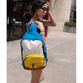 กระเป๋าเป้+กระเป๋าสะพาย+กระเป๋าสะพายหลัง+กระเป๋าแฟชั่นรุ่น105x (สีฟ้า-เหลือง) กระเป๋าเป้+กระเป๋าสะพาย+กระเป๋าสะพายหลัง+กระเป๋าแฟชั่นรุ่น105x (สีฟ้า-เหลือง)