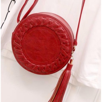 กระเป๋าถือพร้อมสายสะพาย รุ่น Rolly สีแดง กระเป๋าถือพร้อมสายสะพาย รุ่น Rolly สีแดง