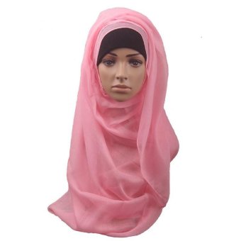 Muslim Hijab Islamic Women Kerchief Scarf Hijabs Shawls Solid HeadScarves 175-180cm - intl Muslim Hijab Islamic Women Kerchief Scarf Hijabs Shawls Solid HeadScarves 175-180cm - intl
