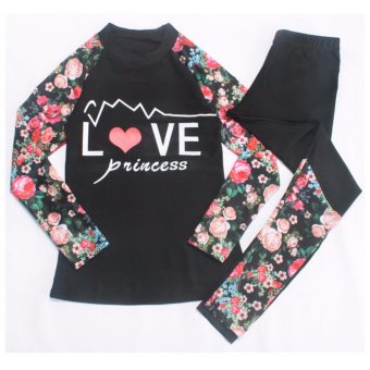 Ocean NEW Lady Diving Suit Fission Bathing Suit Long Sleeve+trousers Hot Spring Bathing Suit(Black) - Intl May 2018 - 2 Ocean NEW Lady Diving suit fission bathing suit Long sleeve+trousers Hot spring bathing suit(Black) - intl - 2