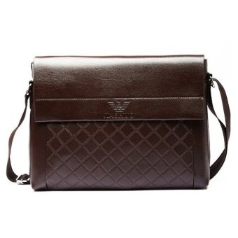 กระเป๋าสะพายไหล่ หนัง PU รุ่น UP203 (สีน้ำตาล) กระเป๋าสะพายไหล่ หนัง PU รุ่น UP203 (สีน้ำตาล)