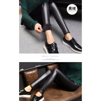 Papada-กางเกงเลคกิ้งหนัง ลองจอน กันหนาว ขายาว สีดำ April 2018 - 2 Papada-กางเกงเลคกิ้งหนัง ลองจอน กันหนาว ขายาว สีดำ - 2