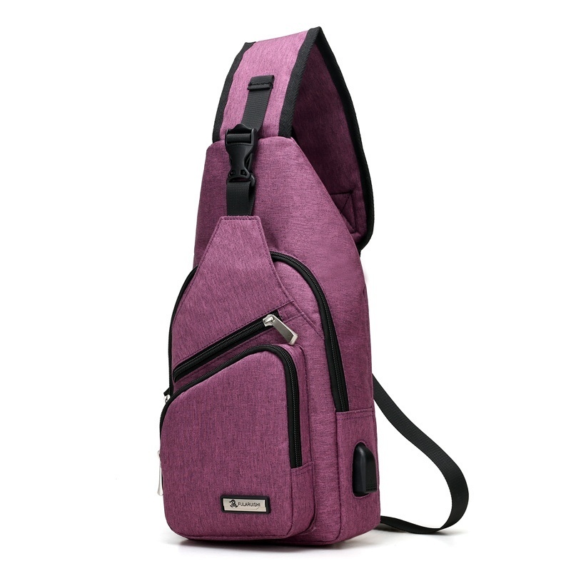 ดูภาพ PATHFINDER Men Chest Pack Single Shoulder Strap Back Bag Canvas Travel Men Crossbody Bags Rucksack Chest Bag with USB Interface-Blue - intl เพิ่มเติม PATHFINDER Men Chest Pack Single Shoulder Strap Back Bag Canvas Travel Men Crossbody Bags Rucksack Chest Bag with USB Interface-Blue - intl