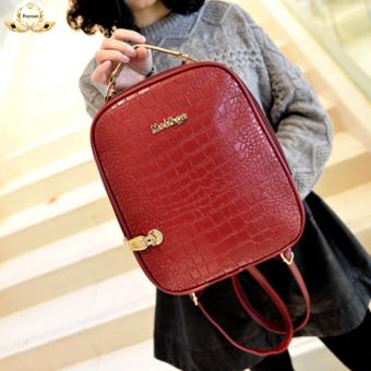 จัดโปรโมชั่น fashion Bag กระเป๋าสะพายข้างสำหรับผู้หญิง รุ่น No.02225 -Red ลดราคา fashion Bag กระเป๋าสะพายข้างสำหรับผู้หญิง รุ่น No.02225 -Red