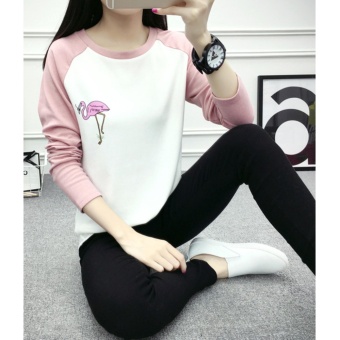 SCS เสื้อยืด แขนต่อยาว แฟชั่นสวย (สีขาว +ชม) รุ่น8320 June 2018 - 4 SCS เสื้อยืด แขนต่อยาว แฟชั่นสวย (สีขาว +ชม) รุ่น8320 - 4