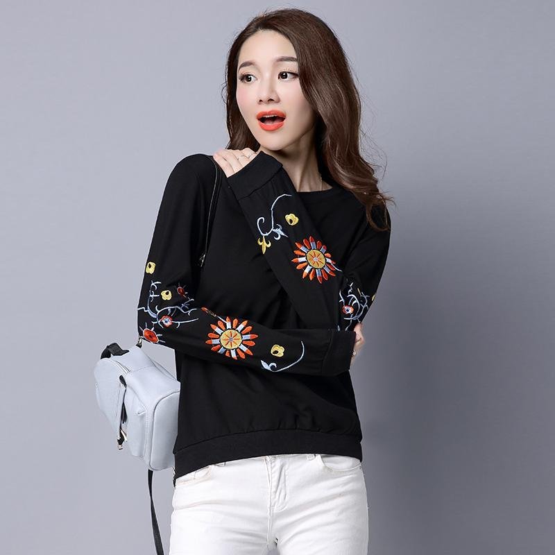 ดูภาพ Spring Women's Literary Fleece Korean Type Artworks Long Sleeve Girls Casual Sweater Hoodies - intl เพิ่มเติม Spring Women's Literary Fleece Korean Type Artworks Long Sleeve Girls Casual Sweater Hoodies - intl