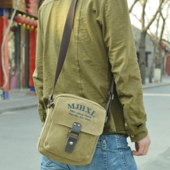 Tokyo Boy กระเป๋าสะพายข้าง ผ้า CANVAS รุ่น NB704 - สีกากี Tokyo Boy กระเป๋าสะพายข้าง ผ้า CANVAS รุ่น NB704 - สีกากี