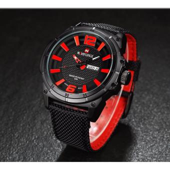2561 รับประกัน 1 ปี นาฬิกาข้อมือ NAVIFORCE ระบบควอตซ์ สายผ้าไนล่อน รุ่น NF9066 กันน้ำ