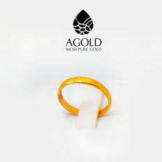 AGOLD ST03 แหวนลายเกลี้ยง น้ำหนัก 0.6 แหวนทองแท้ 96.5% ฟรี กล่องเครื่องประดับ AGOLD ST03 แหวนลายเกลี้ยง น้ำหนัก 0.6 แหวนทองแท้ 96.5% ฟรี กล่องเครื่องประดับ