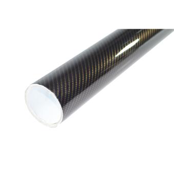 Alicar สติ๊กเกอร์เคฟล่า 2D - สีดำทอง (20x76cm) Alicar สติ๊กเกอร์เคฟล่า 2D - สีดำทอง (20x76cm)