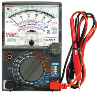 อนาล็อค มัลติมิเตอร์ Analog Multimeter YX-360TRES-B-H วัดกระแสไฟฟ้า วัดแรงดันไฟฟ้า วัดความต้านทาน วัดความต่อเนื่อง วัด hFE ทรานซิสเตอร์ อนาล็อค มัลติมิเตอร์ Analog Multimeter YX-360TRES-B-H วัดกระแสไฟฟ้า วัดแรงดันไฟฟ้า วัดความต้านทาน วัดความต่อเนื่อง วัด hFE ทรานซิสเตอร์