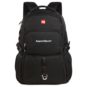 Aspensport กระเป๋าเป้ เป้สะพายหลัง Laptop 16 นิ้ว ชาย หญิง กันน้ำ รุ่น ASB09 - Black July 2018 - 2 Aspensport กระเป๋าเป้ เป้สะพายหลัง Laptop 16 นิ้ว ชาย หญิง กันน้ำ รุ่น ASB09 - Black - 2