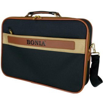 BONIA กระเป๋าสะพายไหล่ กระเป๋าถือ กระเป๋าใส่เอกสาร กระเป๋าทรงแมสเซนเจอร์ ขนาด 16 นิ้ว รุ่น 462116 (Black) BONIA กระเป๋าสะพายไหล่ กระเป๋าถือ กระเป๋าใส่เอกสาร กระเป๋าทรงแมสเซนเจอร์ ขนาด 16 นิ้ว รุ่น 462116 (Black)