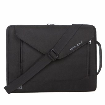 Brinch กระเป๋าสะพาย Notebook รุ่นกระทัดรัด Asus Dell HP Lenovo Sony Mac สีดำ รุ่น 14.1 นิ้ว Brinch กระเป๋าสะพาย Notebook รุ่นกระทัดรัด Asus Dell HP Lenovo Sony Mac สีดำ รุ่น 14.1 นิ้ว