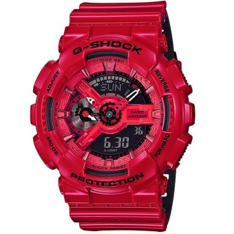 ซื้อ/ขาย Casio G-Shock นาฬิกาข้อมือผู้ชาย สายเรซิ่น รุ่น GA-110LPA-4A - สีแดง