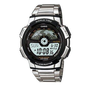 ราคา Casio Standard นาฬิกาข้อมือผู้ชาย สายสเตนเลส รุ่น AE-1100WD-1A